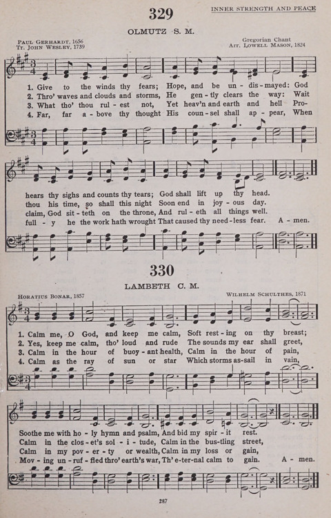 Hymns of the United Church page 287