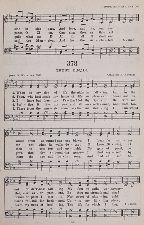 Hymns of the United Church page 331