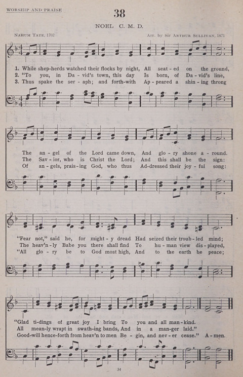 Hymns of the United Church page 34