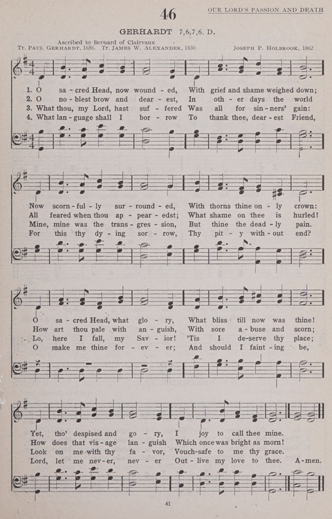 Hymns of the United Church page 41