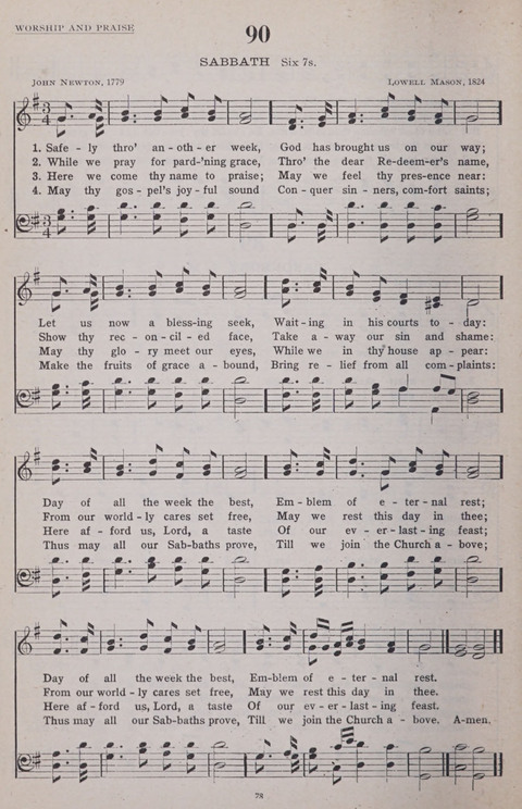 Hymns of the United Church page 78
