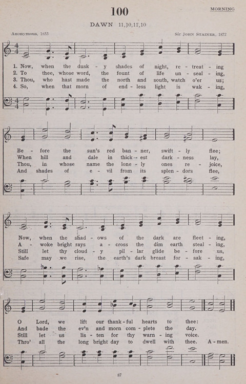 Hymns of the United Church page 87