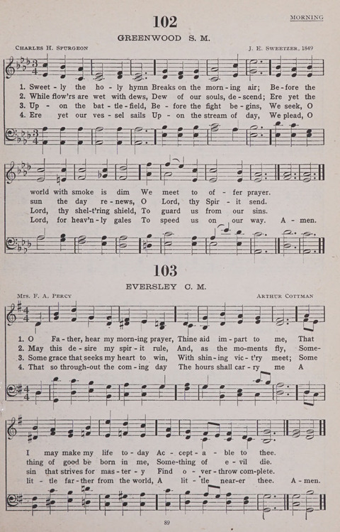 Hymns of the United Church page 89