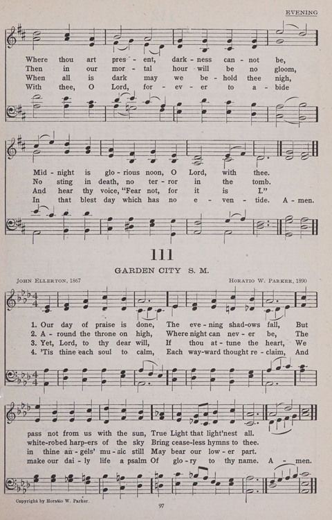 Hymns of the United Church page 97
