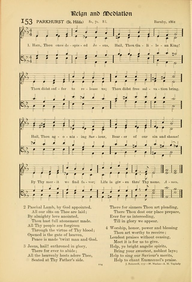 Hymns of Worship and Service page 114