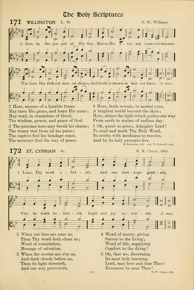 Hymns of Worship and Service page 125