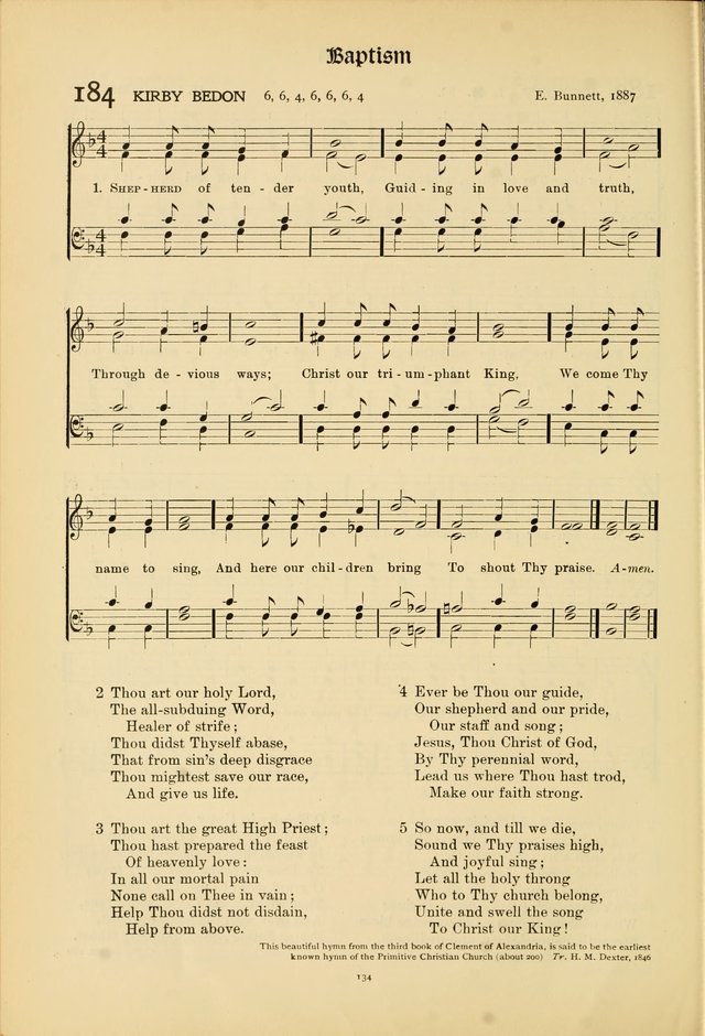 Hymns of Worship and Service page 134