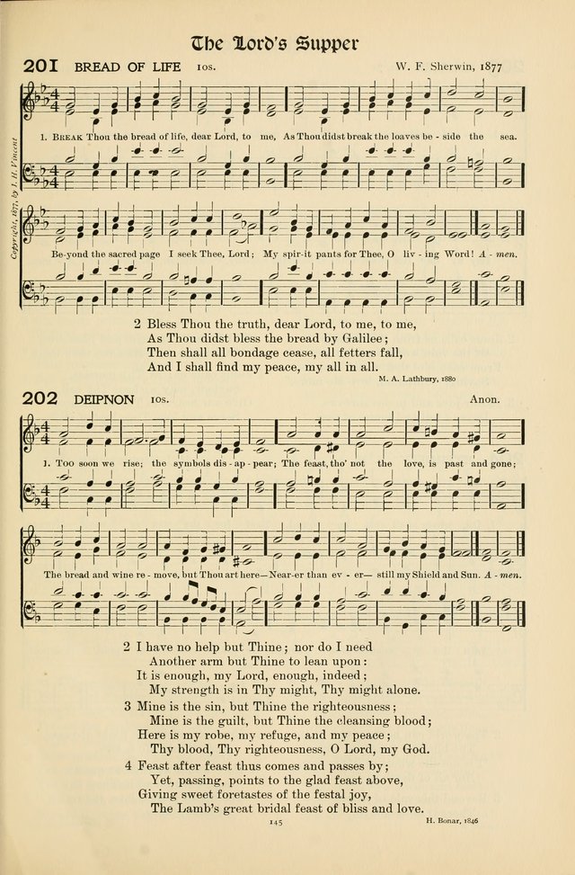 Hymns of Worship and Service page 145