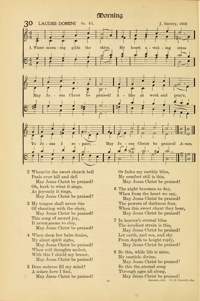 Hymns of Worship and Service page 20