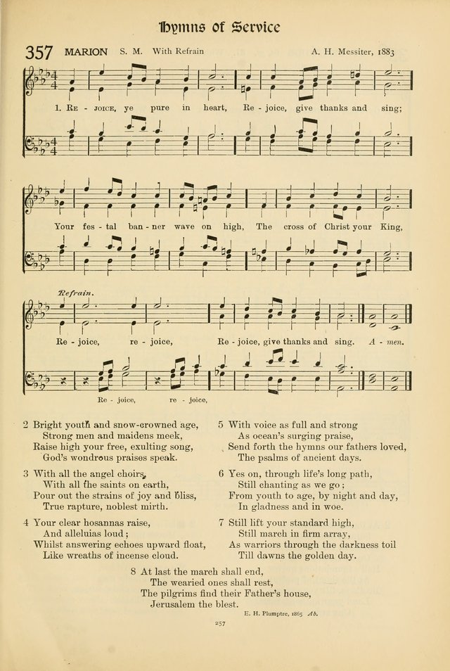 Hymns of Worship and Service page 257
