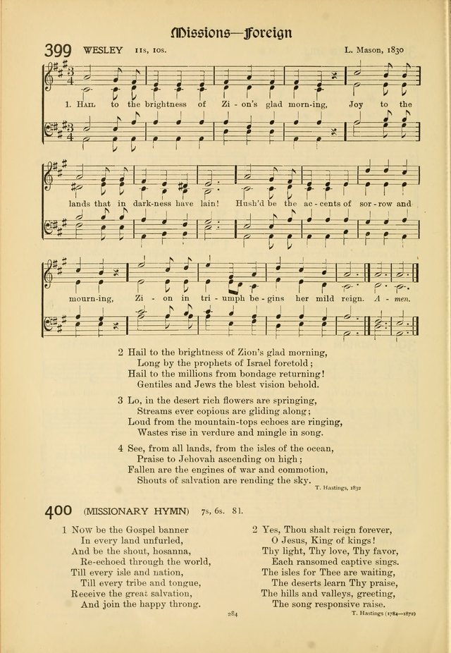 Hymns of Worship and Service page 284