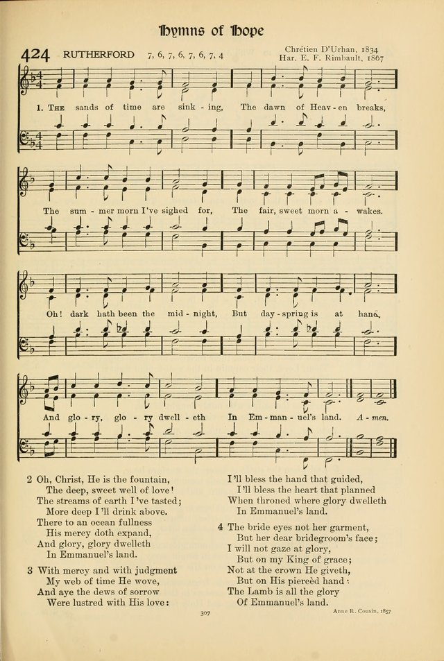 Hymns of Worship and Service page 307