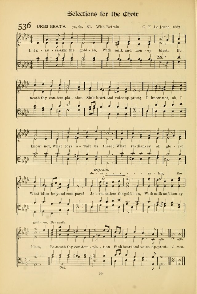 Hymns of Worship and Service page 394