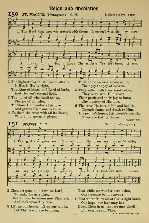 Hymns of Worship and Service: (12th ed.) page 112