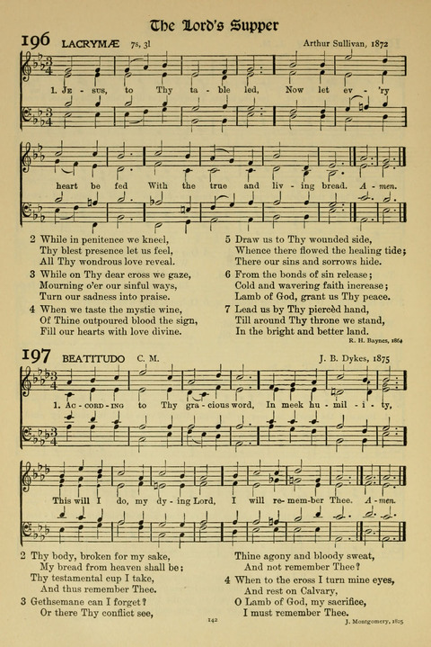 Hymns of Worship and Service: (12th ed.) page 142