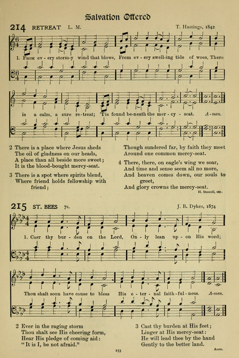 Hymns of Worship and Service: (12th ed.) page 153
