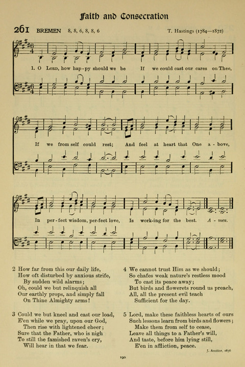 Hymns of Worship and Service: (12th ed.) page 190