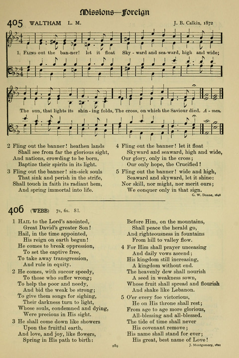 Hymns of Worship and Service: (12th ed.) page 289