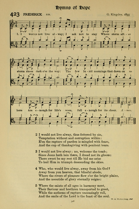 Hymns of Worship and Service: (12th ed.) page 306