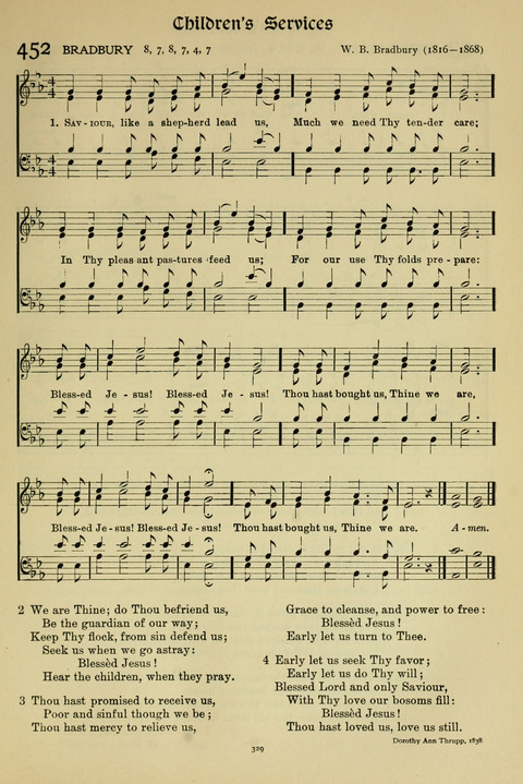 Hymns of Worship and Service: (12th ed.) page 329