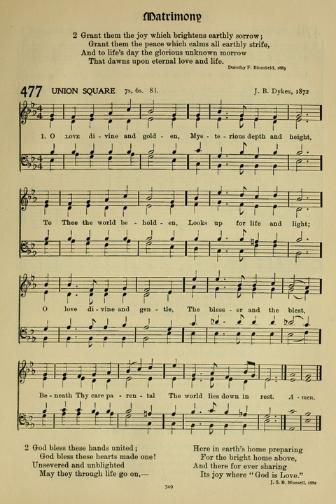 Hymns of Worship and Service: (12th ed.) page 349