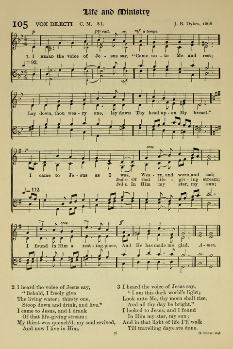 Hymns of Worship and Service: (12th ed.) page 76