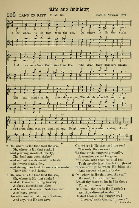 Hymns of Worship and Service: (12th ed.) page 77