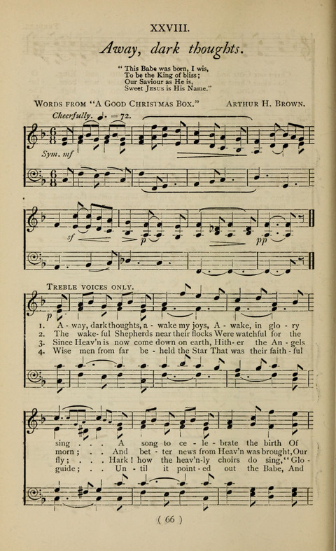 In Excelsis Gloria: Carols from Christmastide page 66