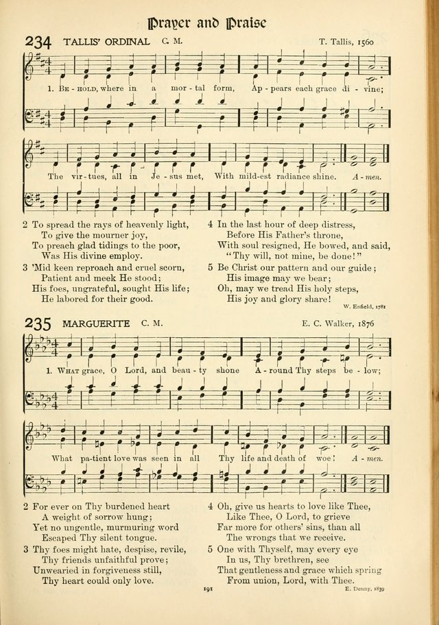 In Excelsis: hymns with tunes for Christian worship page 193