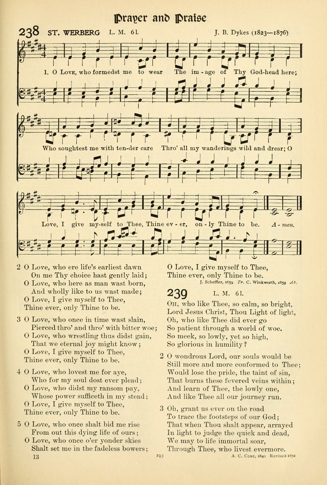 In Excelsis: hymns with tunes for Christian worship page 195
