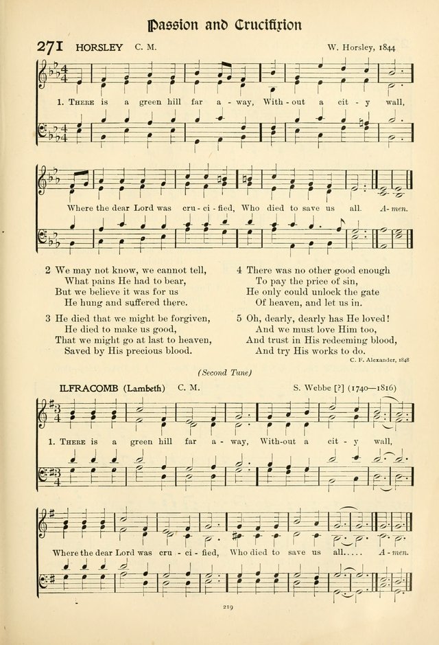 In Excelsis: hymns with tunes for Christian worship page 221