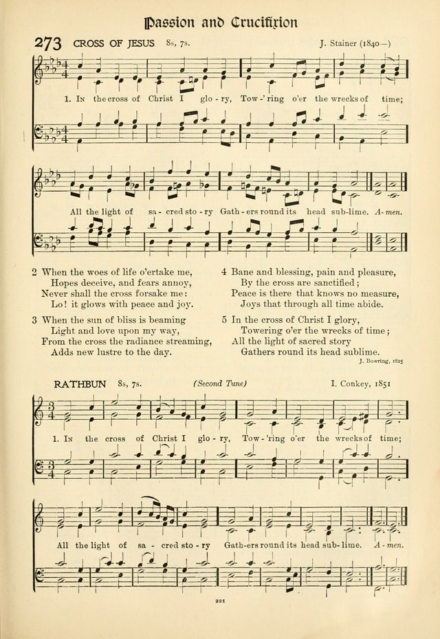 In Excelsis: hymns with tunes for Christian worship page 223