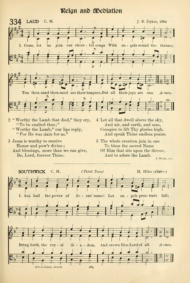In Excelsis: hymns with tunes for Christian worship page 287