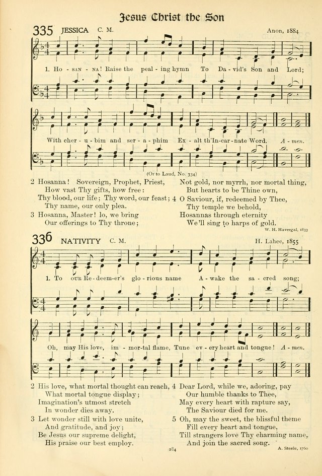 In Excelsis: hymns with tunes for Christian worship page 288