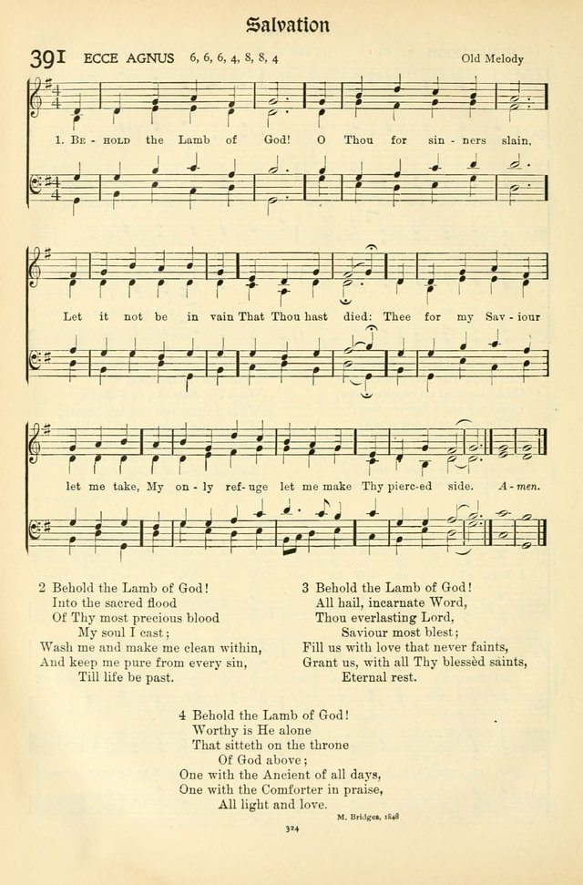In Excelsis: hymns with tunes for Christian worship page 328