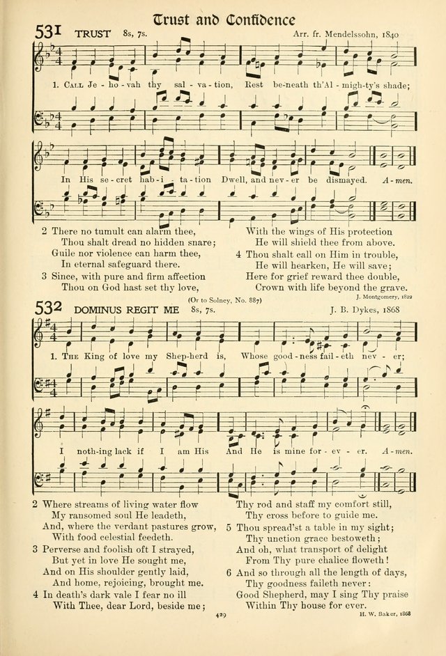 In Excelsis: hymns with tunes for Christian worship page 435