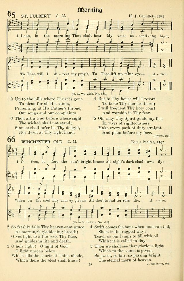 In Excelsis: hymns with tunes for Christian worship page 50