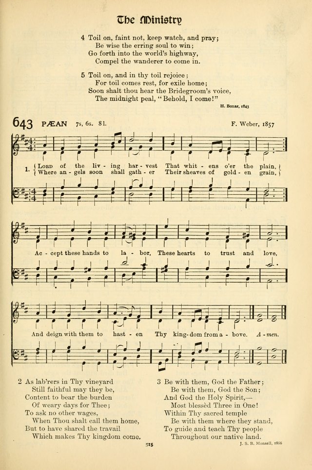 In Excelsis: hymns with tunes for Christian worship page 523