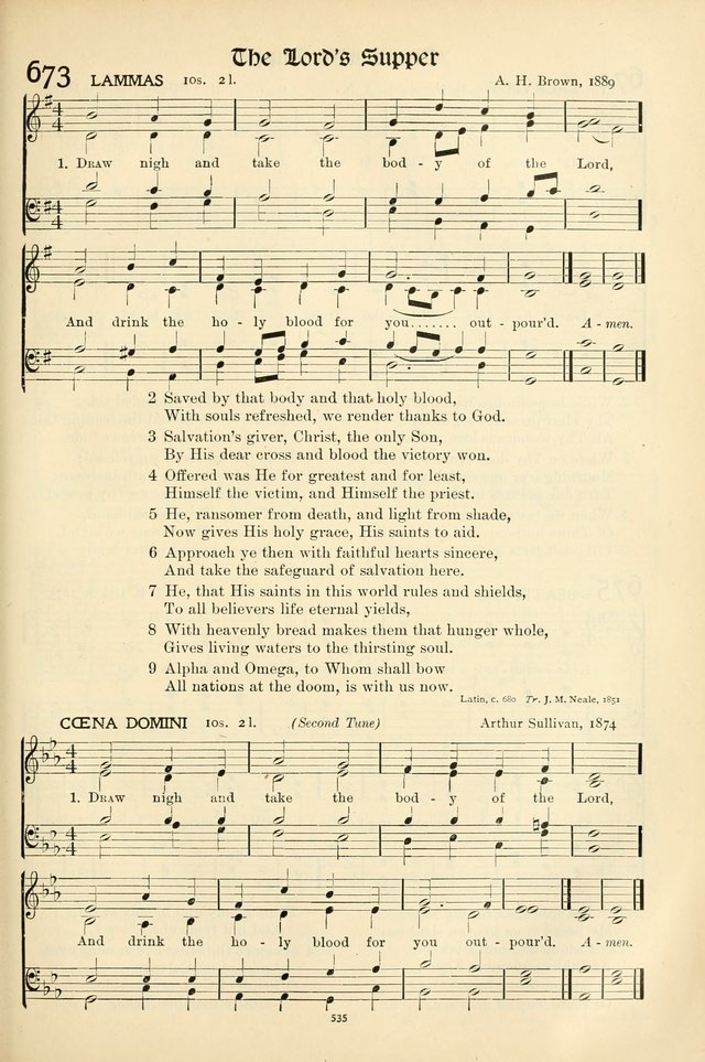 In Excelsis: hymns with tunes for Christian worship page 543