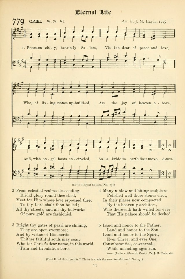 In Excelsis: hymns with tunes for Christian worship page 629