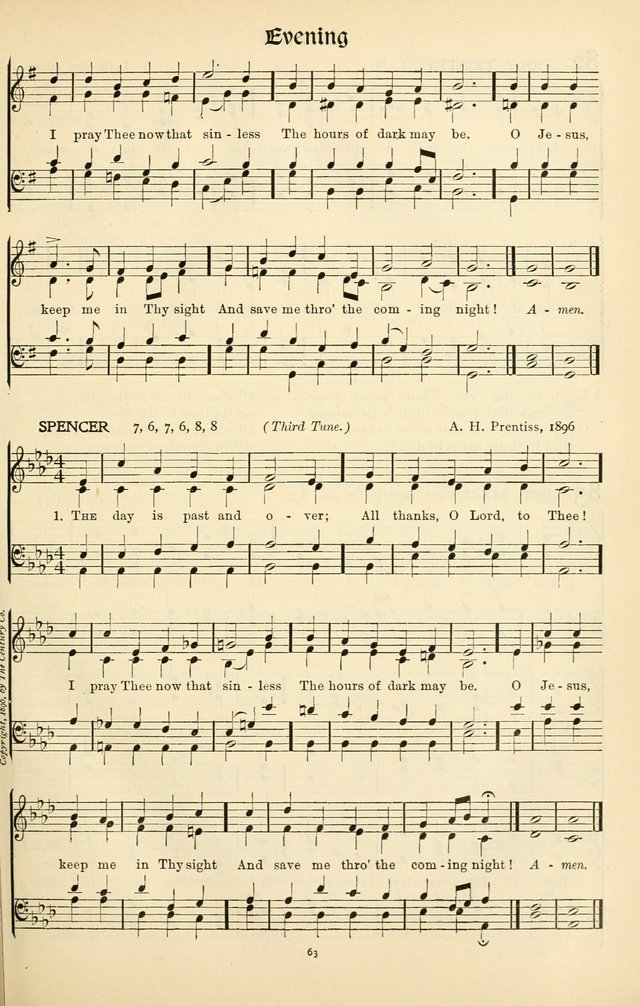 In Excelsis: hymns with tunes for Christian worship page 63