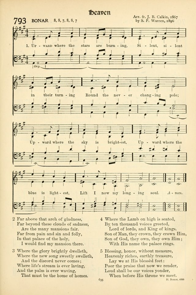In Excelsis: hymns with tunes for Christian worship page 645