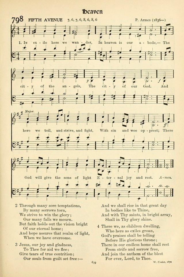 In Excelsis: hymns with tunes for Christian worship page 649