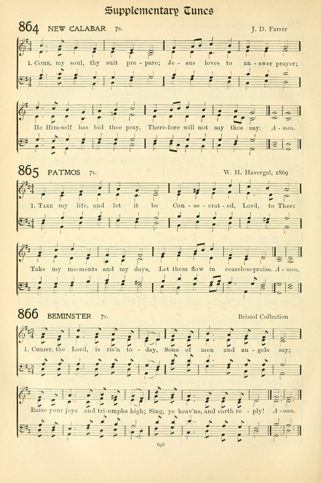In Excelsis: hymns with tunes for Christian worship page 706