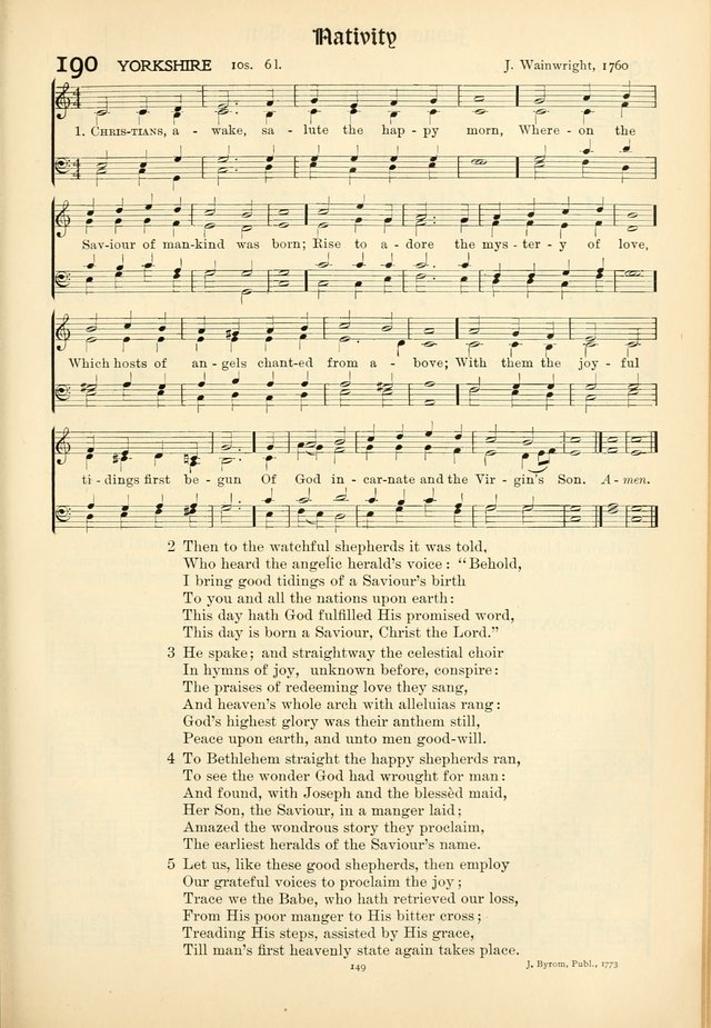In Excelsis: Hymns with Tunes for Christian Worship. 7th ed. page 151
