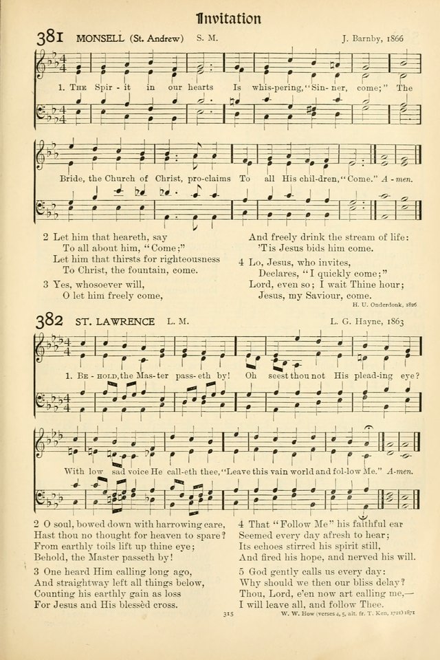 In Excelsis: Hymns with Tunes for Christian Worship. 7th ed. page 319