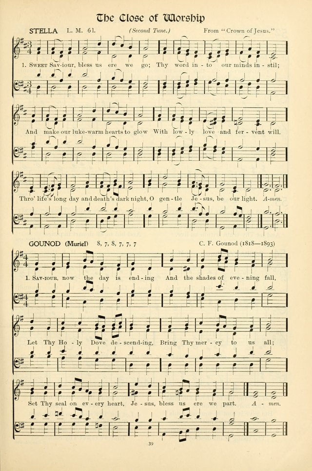 In Excelsis: Hymns with Tunes for Christian Worship. 7th ed. page 39