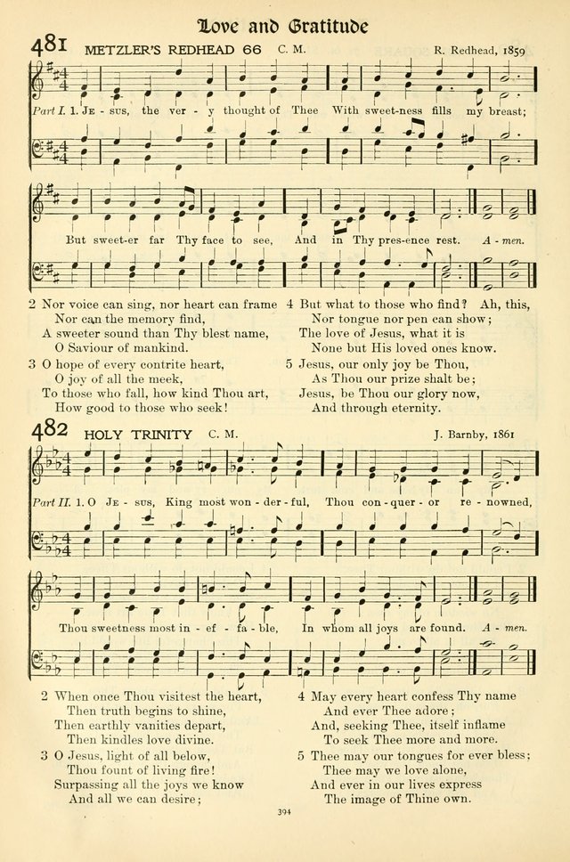 In Excelsis: Hymns with Tunes for Christian Worship. 7th ed. page 400