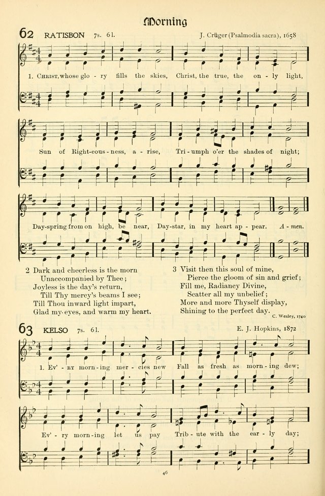 In Excelsis: Hymns with Tunes for Christian Worship. 7th ed. page 46