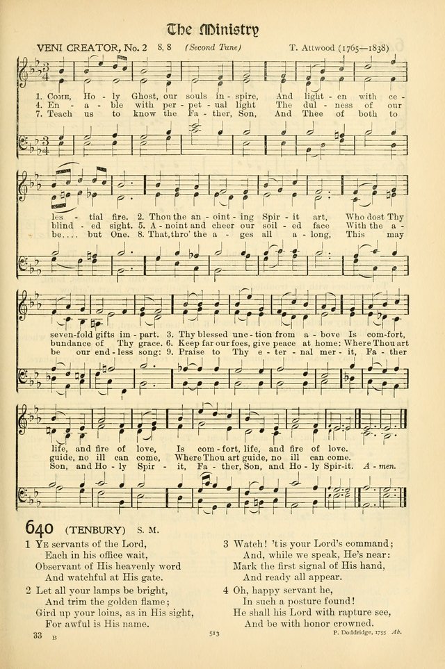 In Excelsis: Hymns with Tunes for Christian Worship. 7th ed. page 521